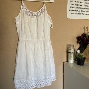 Old Navy White Lace Dress